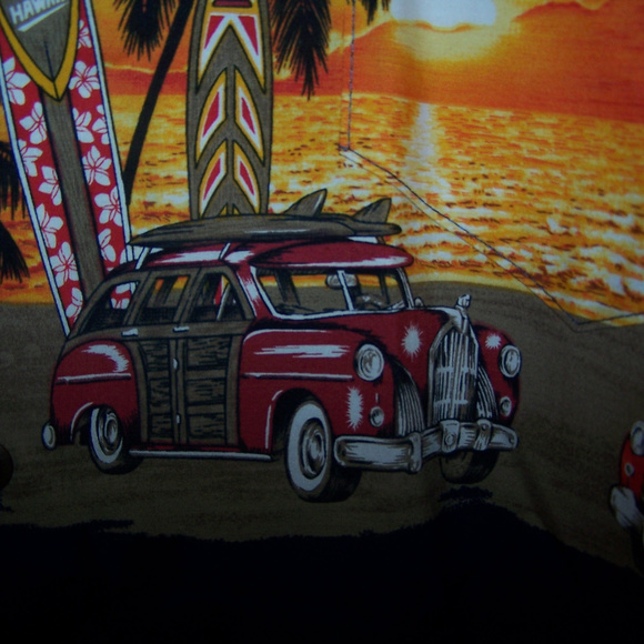 PACIFIC LEGEND HAWAIIAN SUNSET BEACH SHIRT S3034 - Picture 5 of 8